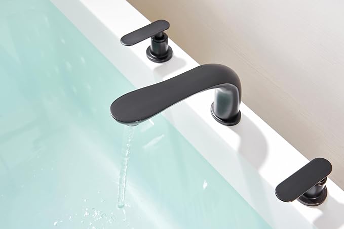 SITGES Classic Bathtub Faucet, 2-Handle Oil Rubbed Bronze Tub Filler, 3-Hole - Image 2