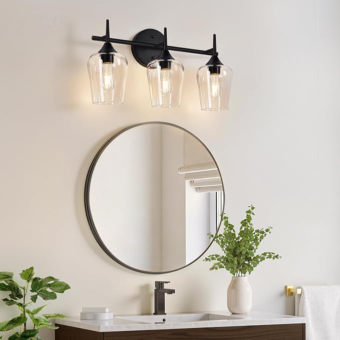 2025 Upgrade 3-Light Bathroom Light Fixtures, 19.5 Inch Bathroom Lighting - Image 7