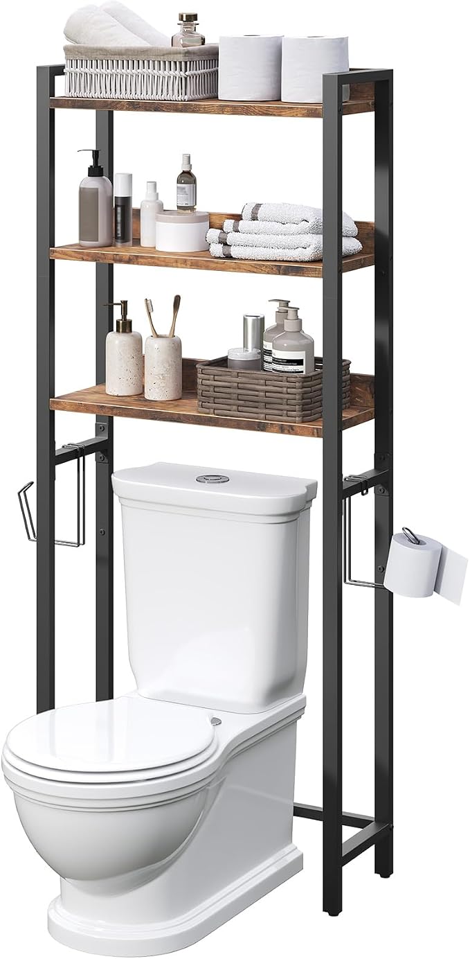 Over The Toilet Storage Rack, 3 Tier Bathroom Organizer Over Toilet, - Image 9