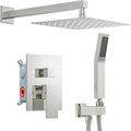 Shower Faucet Set Chrome Shower System, Starbath 12" Rain Shower Head and by STARBATH