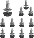uxcell 1/4"-20 Thread Furniture Feet Levelers, 12Set 27mm L Adjustable by uxcell