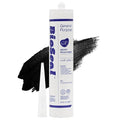 Black BioSeal 100% Silicone Sealant Caulk General Purpose, Waterproof and No by BladeDepot