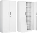 Metal Storage Cabinet, 71 Inch Tall Metal Storage Cabinet by YEEZER