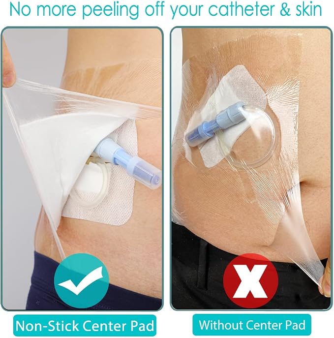 Waterproof Shower Protector | 12x12 Inch Dialysis Catheter Shower Cover Large | - Image 5