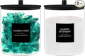 TIPGO Glass Jars for Laundry Room Organization, Laundry Pods Container by TIPGO