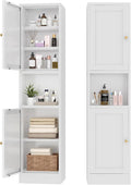 Metal Bathroom Storage Cabinet, Slim Metal Locker by Unknown