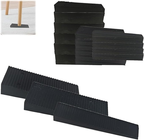 12 PCS Black Plastic Shims for Leveling Feet Stable, Extreme Weight Capacity by Unknown