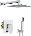 SR SUN RISE Shower System Bathroom 10 Inch Rainfall Shower Head & Handle Set by SRSUNRISE