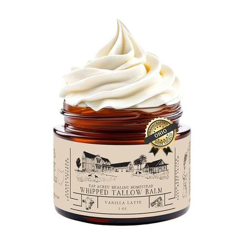 100% Grass-Fed Whipped Tallow Balm & Organic Jojoba Oil infused by EAPACRESHEALINGHOMESTEAD