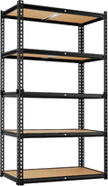 LEVELEVE 5-Tier Storage Shelving Unit, 2020 lbs Capacity, Heavy Duty Adjustable by Enjoyyourlife