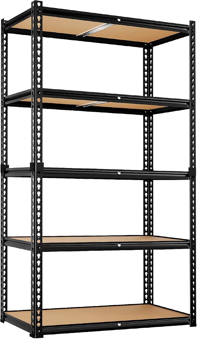 LEVELEVE 5-Tier Storage Shelving Unit, 2020 lbs Capacity, Heavy Duty Adjustable by Enjoyyourlife
