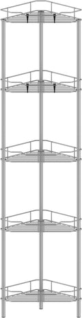 5 Tier Floor Standing Corner Shower Caddy Organizer Shelf by HuggieGems
