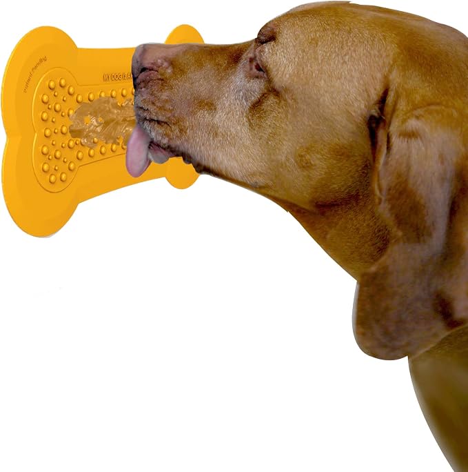 Lick Lick Pad Dog Accessories | Pet Shower Attachment | Dog Peanut Butter Lick by PerfectCurve