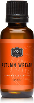 P&J Fragrance Oil Autumn Wreath Scented Candle 30ml by PJTrading