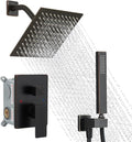 Oil Rubbed Bronze Shower System, 8 Inch High Pressure Rain Shower by YCAIKOI