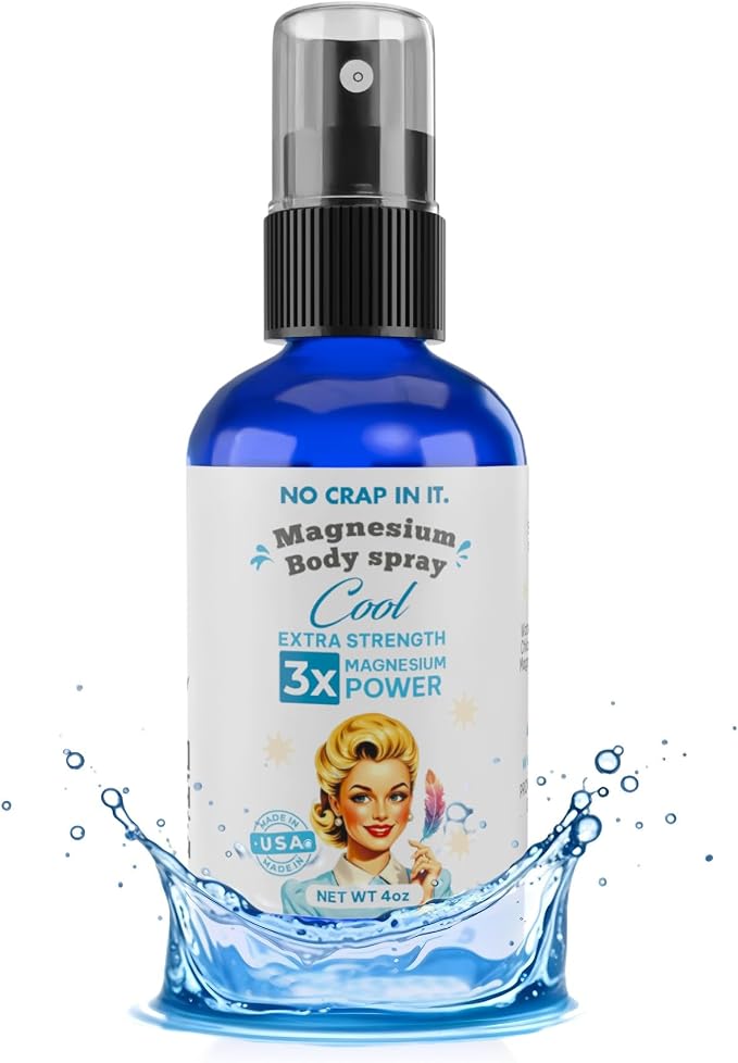No Crap In It Magnesium Spray, Triple Action!- Your Way to Wellness | Immediate by VisitNoCrapInIt