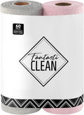 Fantasticlean Microfiber Cleaning Cloth Roll -60 Pack, Tear Away Microfiber by Fantasticlean