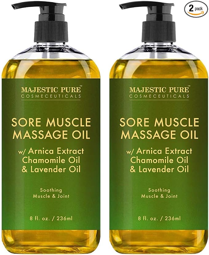 MAJESTIC PURE Arnica Sore Muscle Massage Oil by BeautyandPersonalCare