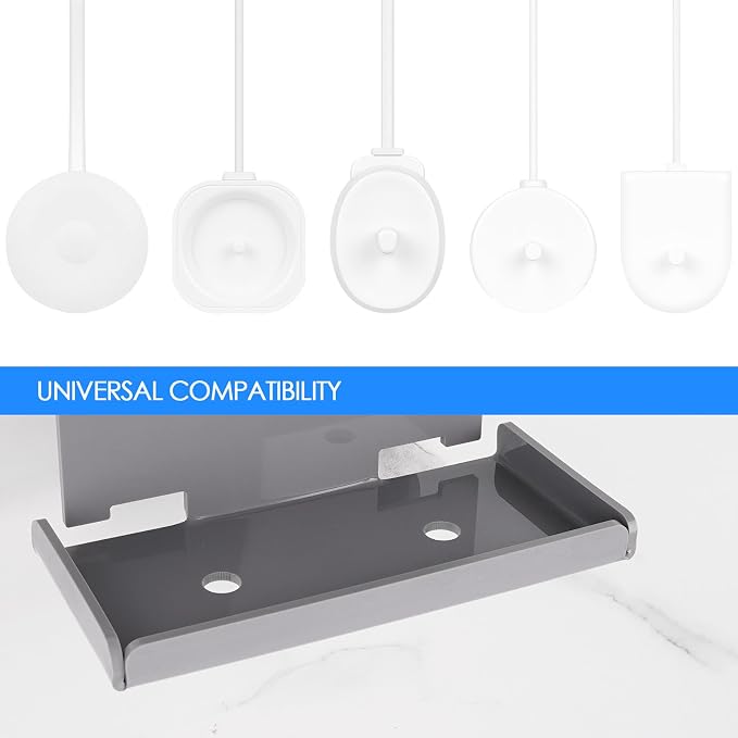Electric Toothbrush Holder Wall Mounted, Electric Toothbrush Cord Organizer - Image 4