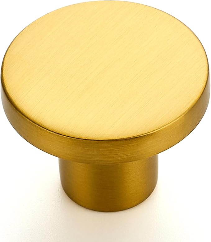 Ravinte 30 Pack Cabinet Knobs Gold Kitchen Cabinet Knobs Round Dresser Drawer by Ravinte