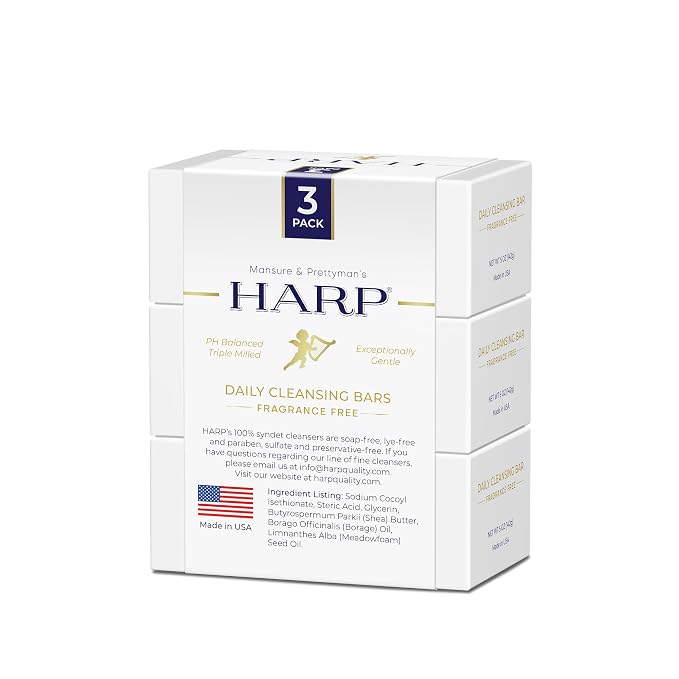 HARP pH-Balanced Body Wash Bar. 100% Syndet. Protects Moisture Barrier - Image 9