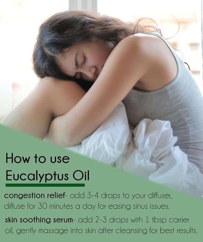 GreenHealth Eucalyptus Essential Oil – 16 fl oz – 100% Pure & Natural – Bulk - Image 7