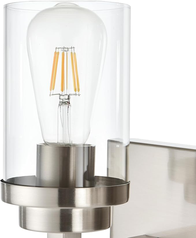 MELUCEE 6-Light Bathroom Lights Over Mirror in Brushed Nickel, Modern - Image 5
