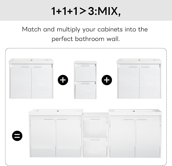 60 inch Floating Bathroom Vanity - Image 4