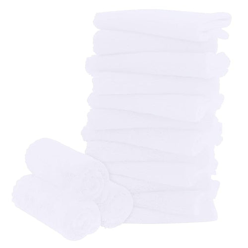 16 Pack Baby Washcloths by BAMBOO+QUEEN