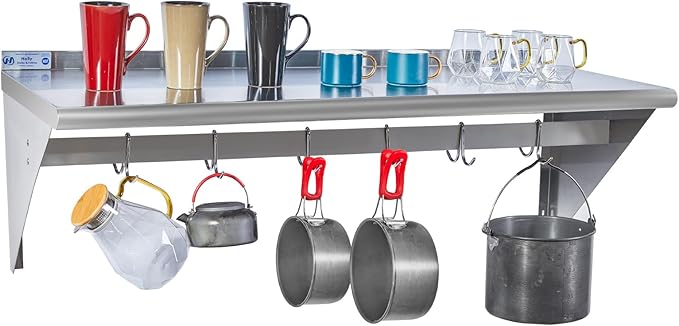 Hally Stainless Steel Shelf by HallySinksTablesH
