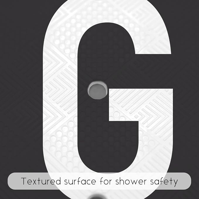 Bathtub Mat Non Slip, Get Naked Square Bath tub Mat Shower Floor Mat - Image 5