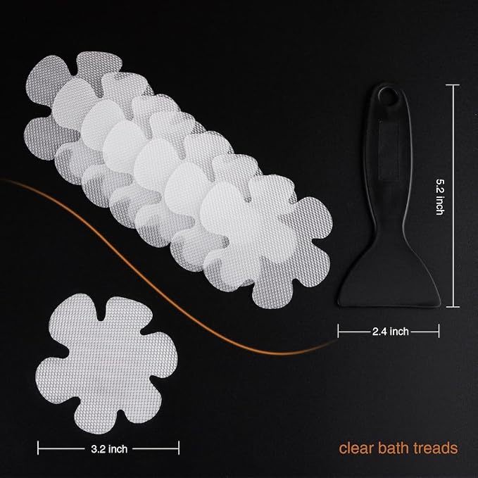 Original 36PCS Transparent Bathtub Stickers Non-Slip, Safety Shower Treads - Image 3