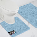 GORILLA GRIP Bathroom Rug Sets, Soft Chenille 2 Piece Area Rugs Set, Toilet by GorillaGrip
