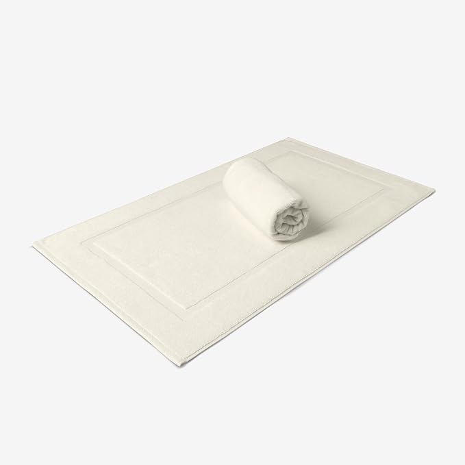 SALBAKOS 100% Turkish Cotton Bath Mat Set 2-Piece by SALBAKOS
