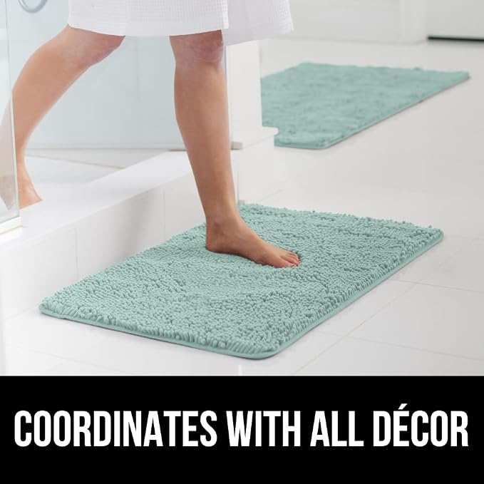 GORILLA GRIP Bathroom Rug Sets, Soft Chenille 2 Piece Area Rugs Set, Toilet - Image 9