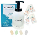 Foaming Hand Soap Starter Set – Reusable Glass Pump Bottle + 4 Scented Soap by Blumix
