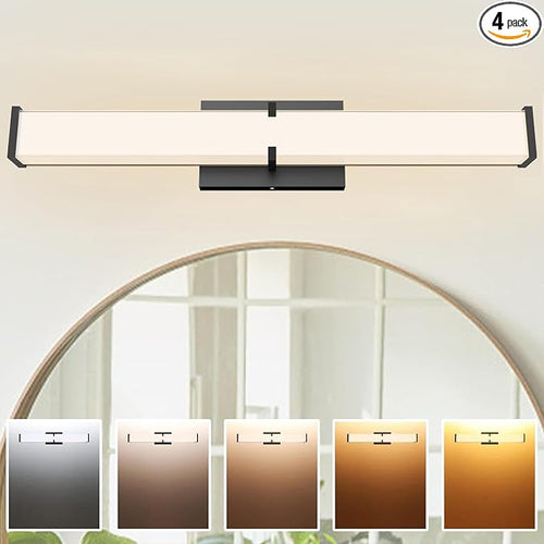 15.74Inch 2000LM Bathroom Light Fixtures 5CCT Optional, Dimmable Bathroom by NOVELUX