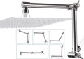 G-Promise 13 Inch Shower Head Extension Arm, Solid Brass Height & Angle by G-Promise