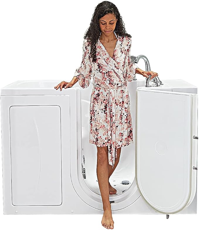Ella Capri 30"x52" Acrylic Air and Hydro Massage Walk-In Bathtub - Image 4