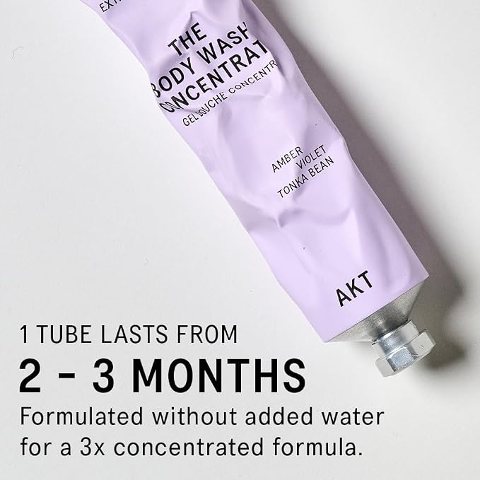 AKT The Body Wash Concentrate 3.4 Fl Oz, Natural Shower Gel - Image 4