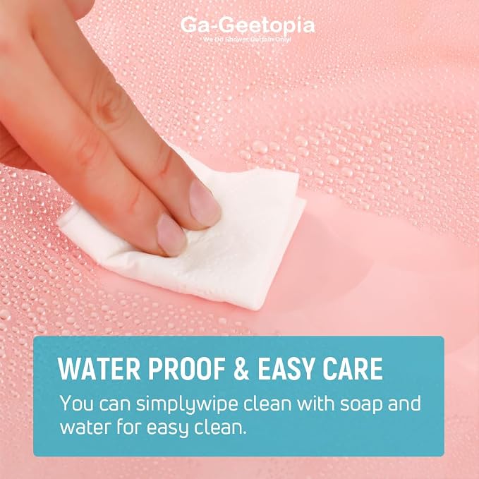 Ga-Geetopia EVA 3D Coral Pearl Water Cube Plastic Shower Curtain Liner - Image 4
