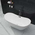 67 Inch Acrylic Freestanding Bathtub, Soaking Bathtub by Unknown