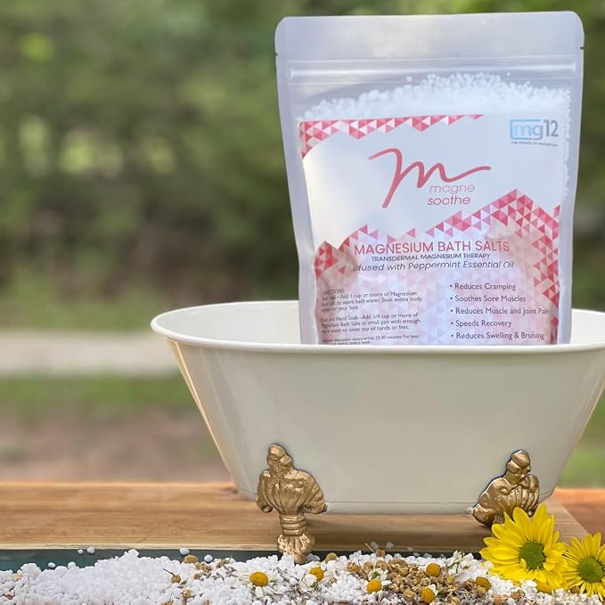 2.2lb MagneSoothe Peppermint Magnesium Bath Salt - Image 2