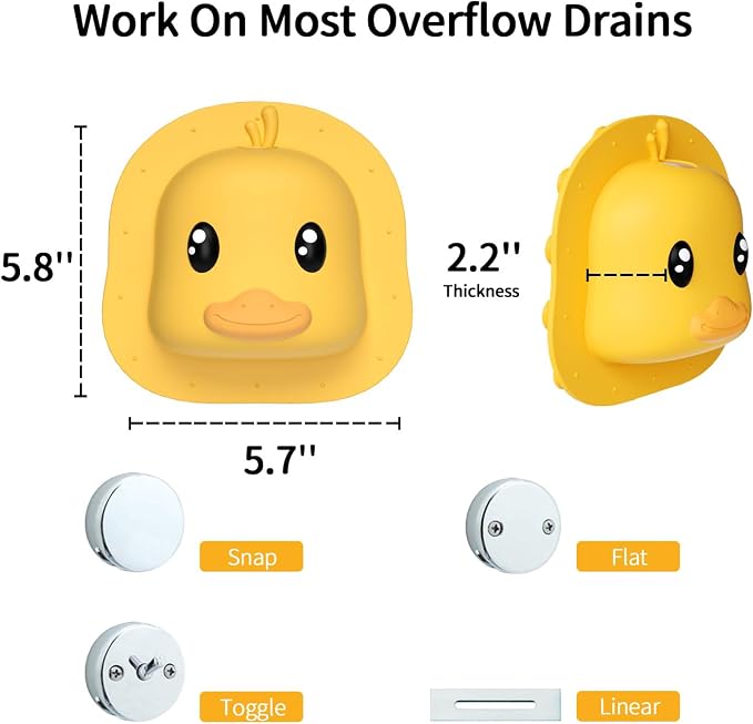 Bathtub Overflow Drain Cover - Image 2