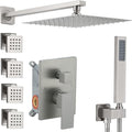 Full Body Shower System Concealed Shower Faucet Set by ANNAZOMBATHROOM