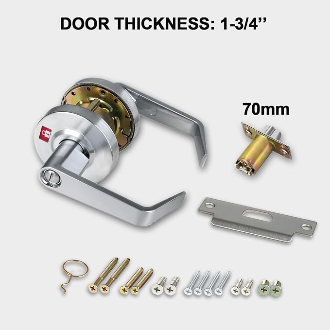 Privacy Commercial Door Locks Heavy Duty Grade 2 Lever - Image 6