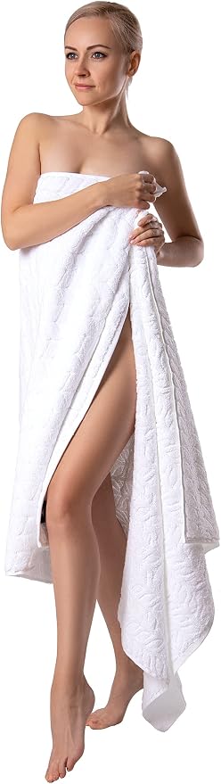 BAGNO MILANO Turkish Cotton Ultra-Soft Plush Absorbent Quick Dry Bathroom Towel - Image 4