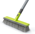 Floor Scrub Brush 2 in 1 Scrape and Stiff Bristle Deck Brush by TrueYee