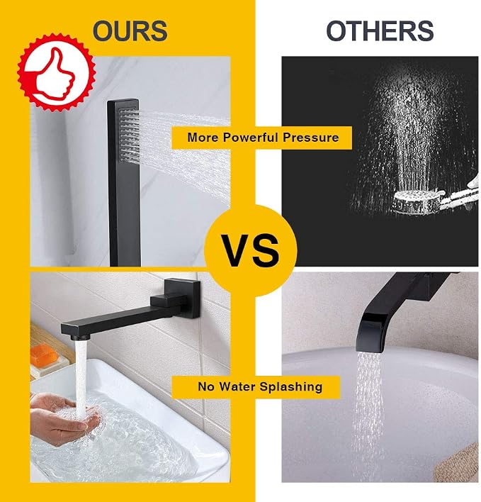 Wall Mounted Bathtub Faucet - Image 5