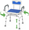 360 ° Swivel Shower Chair, Portable Rotating Shower Seat by Loyoda